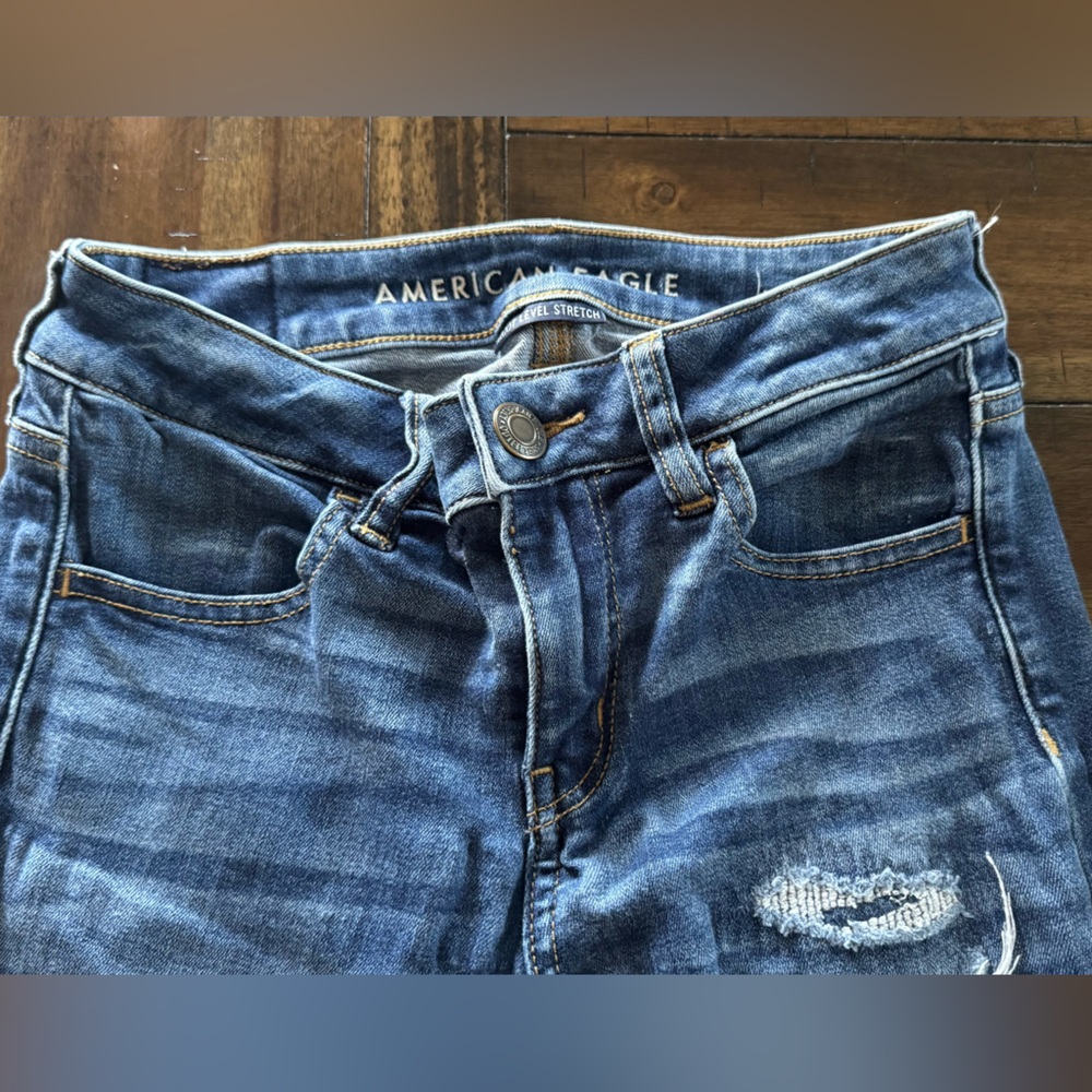 American Eagle Dark Blue Denim jeans Size 2 short